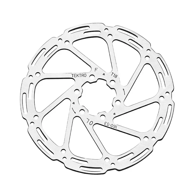 Tektro TR-53 160mm Disk Brake Rotor in Silver