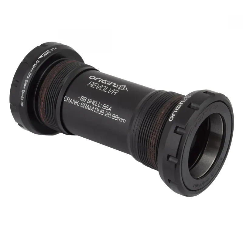 Origin8 Revolvr Bsa Eng To Dub Outboard Sb Bottom Bracket Set in Black