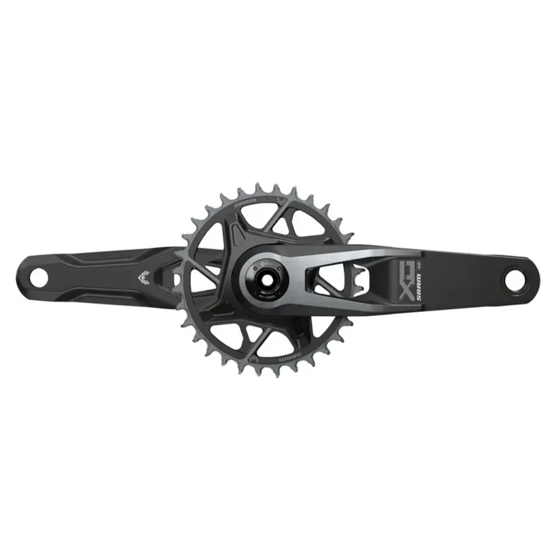 SRAM X0 Eagle 165mm 12-speed 32t C-ring T-Type Wide Crankset in Black-1