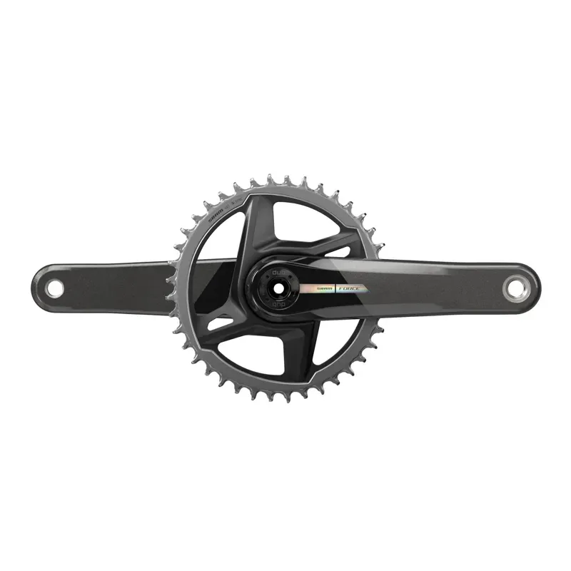 Crankset Force 1x D2 DUB - Unicorn Grey w/Laser Foil - 175mm Direct Mount 40T (BB not included)