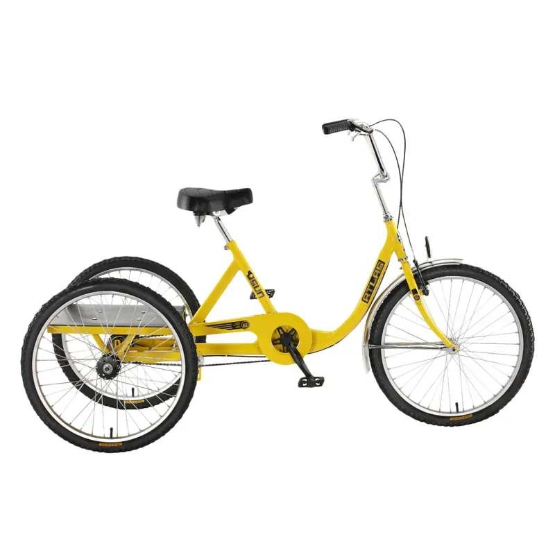 Sun Bicycles Atlas Cargo 24 Tricycle in Safety Yellow