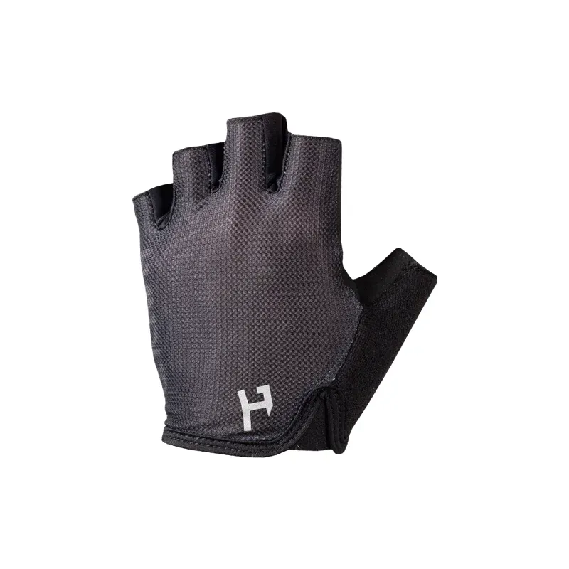 Handup Shorties Short Finger Gloves in Solid Black-1