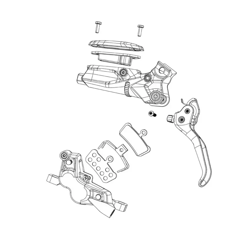 SRAM Sintered/Steel Disk Brake Pad 20-pack - Guide/Trail/G2