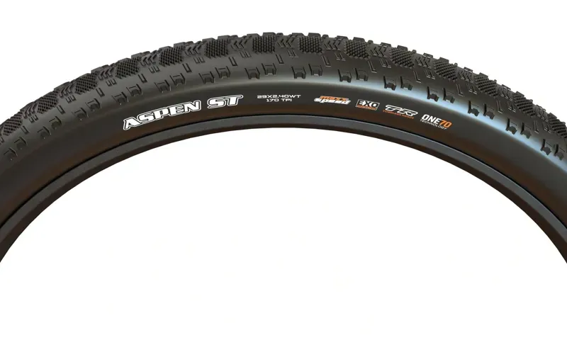 Maxxis Aspen ST Tire 29x2.4-inch EXO/TR/WT Silica in Black-1