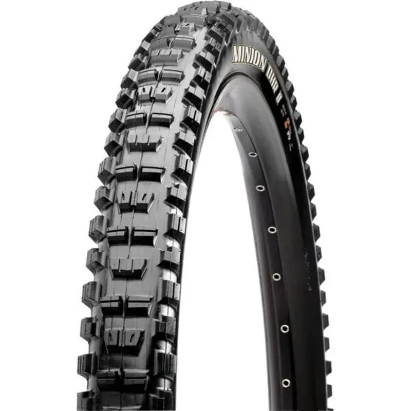 Maxxis Minion DHR II Tire - 24 X 2.3 Tubeless Folding Black Dual EXO Black 24 x 2.30