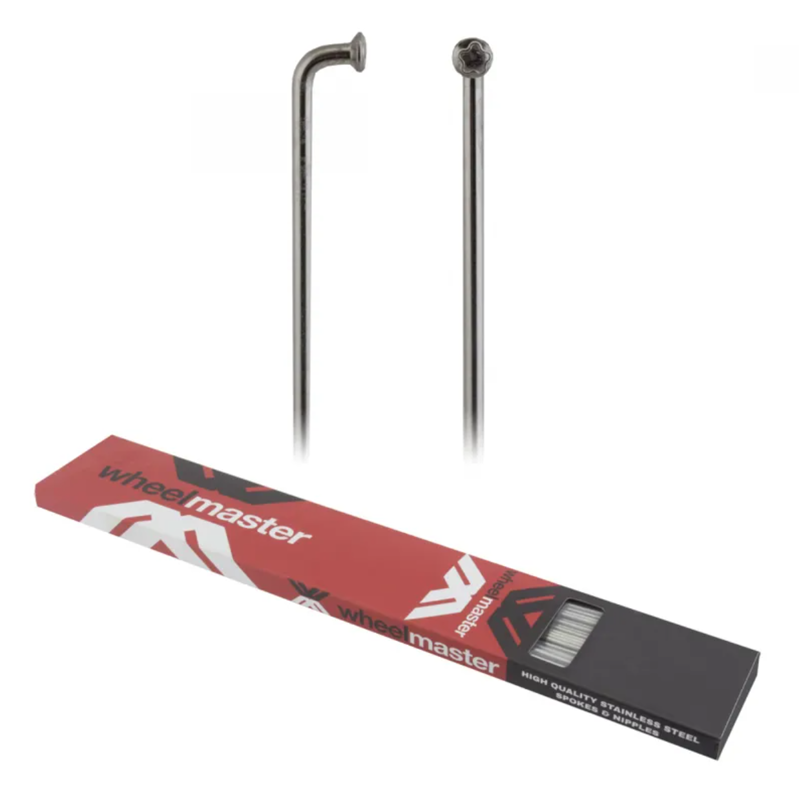Wheel Master Pro Stainless Steel 285mm Spoke 75-pack in Silver