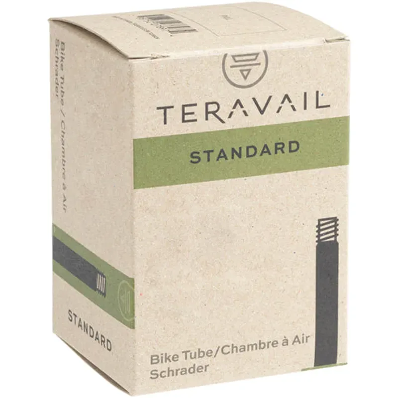Teravail Schrader Tube 700c 30 - 43mm 35mm in Black